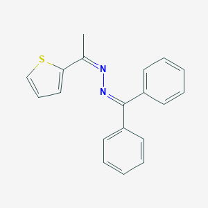 molecular formula C19H16N2S B414577 Diphenylmethanone [1-(2-thienyl)ethylidene]hydrazone 