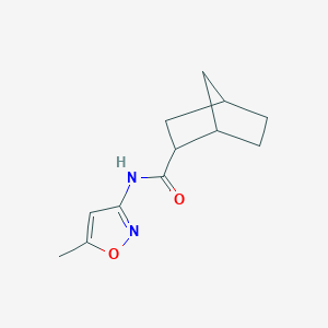 molecular formula C12H16N2O2 B414579 N-(5-methyl-3-isoxazolyl)bicyclo[2.2.1]heptane-2-carboxamide 