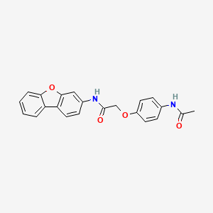 2-[4-(acetylamino)phenoxy]-N-dibenzo[b,d]furan-3-ylacetamide