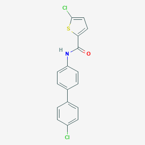 molecular formula C17H11Cl2NOS B414583 5-chloro-N-(4'-chloro[1,1'-biphenyl]-4-yl)-2-thiophenecarboxamide 