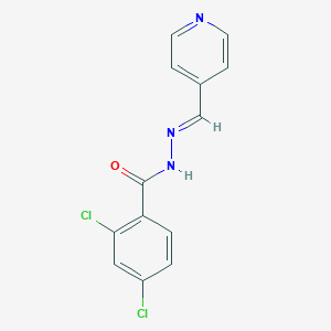 2,4-dichloro-N'-(4-pyridinylmethylene)benzohydrazide