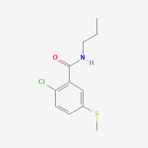 2-chloro-5-(methylthio)-N-propylbenzamide