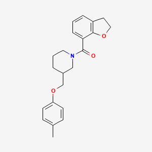 1-(2,3-dihydro-1-benzofuran-7-ylcarbonyl)-3-[(4-methylphenoxy)methyl]piperidine