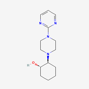 (1S,2S)-2-(4-pyrimidin-2-ylpiperazin-1-yl)cyclohexan-1-ol