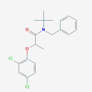 molecular formula C20H23Cl2NO2 B4145991 N-benzyl-N-(tert-butyl)-2-(2,4-dichlorophenoxy)propanamide 