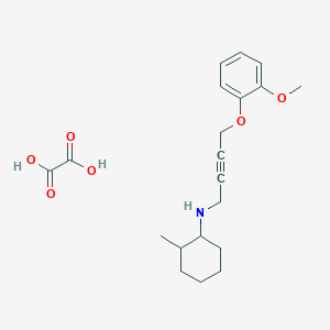 N-[4-(2-methoxyphenoxy)-2-butyn-1-yl]-2-methylcyclohexanamine oxalate