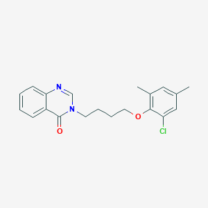 3-[4-(2-chloro-4,6-dimethylphenoxy)butyl]-4(3H)-quinazolinone