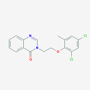 3-[2-(2,4-Dichloro-6-methylphenoxy)ethyl]quinazolin-4-one