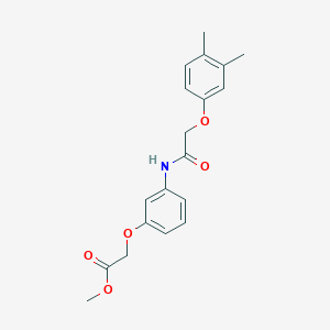 methyl (3-{[(3,4-dimethylphenoxy)acetyl]amino}phenoxy)acetate