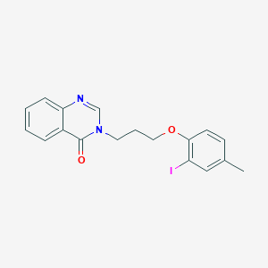 3-[3-(2-iodo-4-methylphenoxy)propyl]-4(3H)-quinazolinone