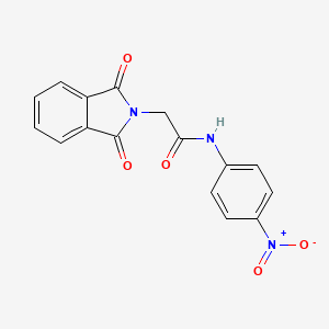 2-(1,3-dioxoisoindol-2-yl)-N-(4-nitrophenyl)acetamide