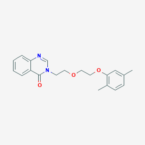 3-[2-[2-(2,5-Dimethylphenoxy)ethoxy]ethyl]quinazolin-4-one