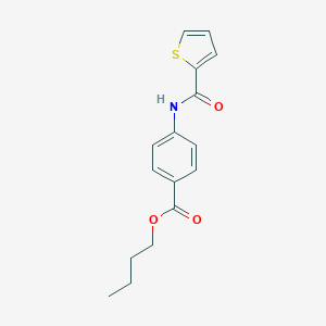 molecular formula C16H17NO3S B414621 Butyl 4-[(2-thienylcarbonyl)amino]benzoate 