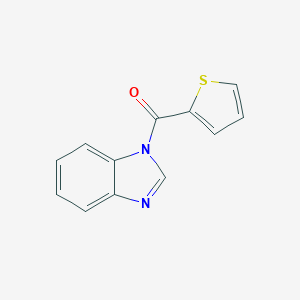molecular formula C12H8N2OS B414625 (1H-苯并[d]咪唑-1-基)(噻吩-2-基)甲酮 CAS No. 330468-35-4