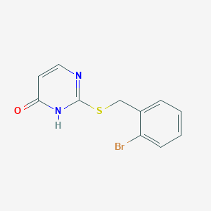 2-[(2-Bromobenzyl)thio]pyrimidin-4-ol