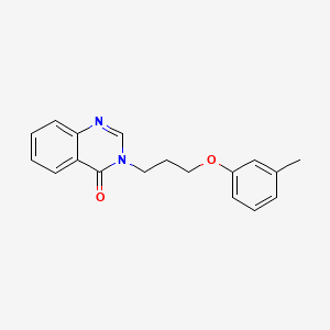 3-[3-(3-Methylphenoxy)propyl]quinazolin-4-one