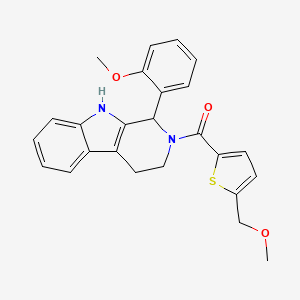 2-{[5-(methoxymethyl)-2-thienyl]carbonyl}-1-(2-methoxyphenyl)-2,3,4,9-tetrahydro-1H-beta-carboline