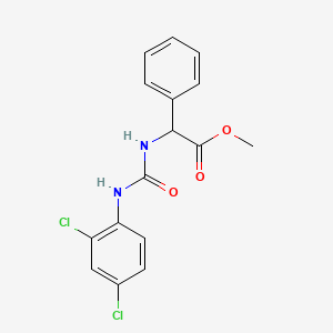 Methyl 2-[(2,4-dichlorophenyl)carbamoylamino]-2-phenylacetate