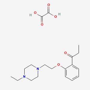 1-{2-[2-(4-ethyl-1-piperazinyl)ethoxy]phenyl}-1-propanone oxalate