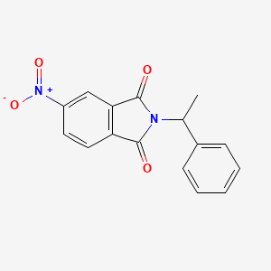 5-nitro-2-(1-phenylethyl)-1H-isoindole-1,3(2H)-dione