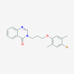 3-[3-(4-Bromo-2,5-dimethylphenoxy)propyl]quinazolin-4-one