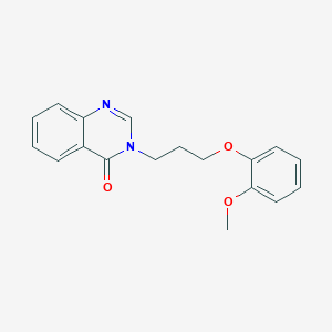 3-[3-(2-Methoxyphenoxy)propyl]quinazolin-4-one