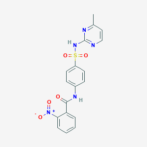 2-nitro-N-(4-{[(4-methyl-2-pyrimidinyl)amino]sulfonyl}phenyl)benzamide