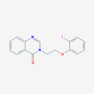 3-[2-(2-Iodophenoxy)ethyl]quinazolin-4-one