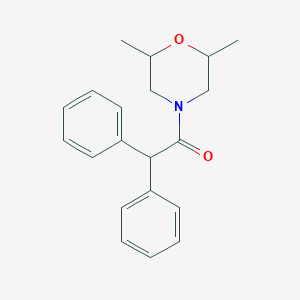 molecular formula C20H23NO2 B4146584 1-(2,6-Dimethylmorpholin-4-yl)-2,2-diphenylethanone 