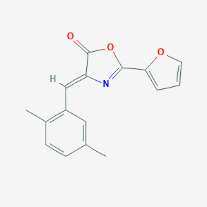 4-(2,5-dimethylbenzylidene)-2-(2-furyl)-1,3-oxazol-5(4H)-one