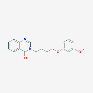 3-[4-(3-Methoxyphenoxy)butyl]quinazolin-4-one