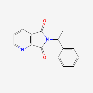 6-(1-phenylethyl)-5H-pyrrolo[3,4-b]pyridine-5,7(6H)-dione