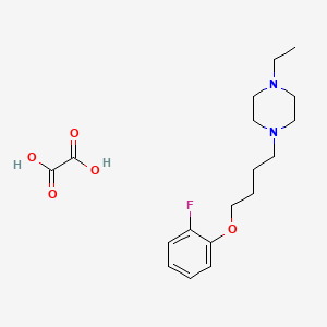 1-ethyl-4-[4-(2-fluorophenoxy)butyl]piperazine oxalate