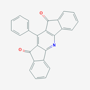 molecular formula C25H13NO2 B414678 11-Phenylindeno[2,3-e]indeno[3,2-b]pyridine-10,12-dione 