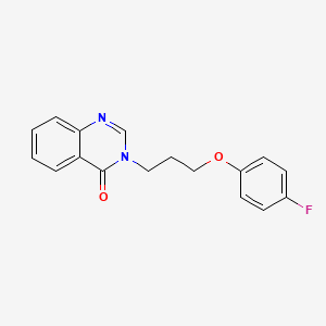 molecular formula C17H15FN2O2 B4146989 3-[3-(4-fluorophenoxy)propyl]-4(3H)-quinazolinone 