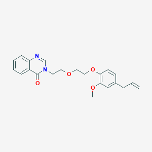 3-{2-[2-(4-allyl-2-methoxyphenoxy)ethoxy]ethyl}-4(3H)-quinazolinone