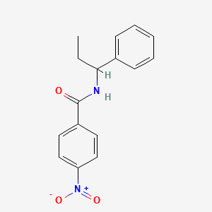 4-nitro-N-(1-phenylpropyl)benzamide