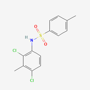 molecular formula C14H13Cl2NO2S B4147054 N-(2,4-dichloro-3-methylphenyl)-4-methylbenzenesulfonamide 