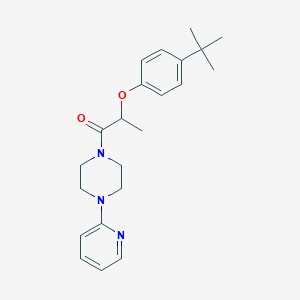 2-(4-Tert-butylphenoxy)-1-(4-pyridin-2-ylpiperazin-1-yl)propan-1-one