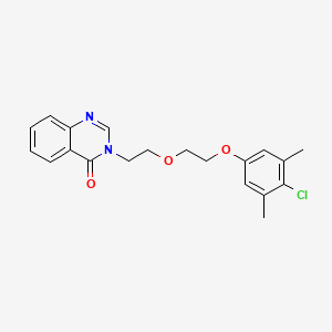 3-{2-[2-(4-chloro-3,5-dimethylphenoxy)ethoxy]ethyl}-4(3H)-quinazolinone