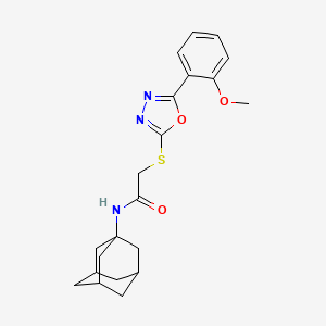 N-1-adamantyl-2-{[5-(2-methoxyphenyl)-1,3,4-oxadiazol-2-yl]thio}acetamide