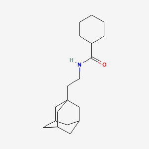 N-[2-(1-adamantyl)ethyl]cyclohexanecarboxamide