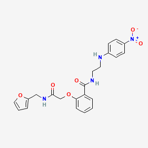 2-{2-[(2-furylmethyl)amino]-2-oxoethoxy}-N-{2-[(4-nitrophenyl)amino]ethyl}benzamide