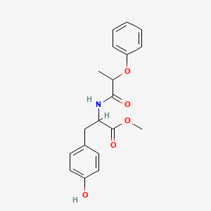 methyl N-(2-phenoxypropanoyl)tyrosinate