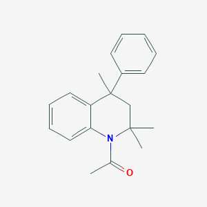 molecular formula C20H23NO B414755 1-Acetyl-2,2,4-trimethyl-4-phenyl-1,2,3,4-tetrahydroquinoline 