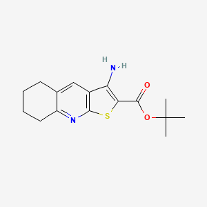 tert-butyl 3-amino-5,6,7,8-tetrahydrothieno[2,3-b]quinoline-2-carboxylate