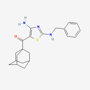 1-adamantyl[4-amino-2-(benzylamino)-1,3-thiazol-5-yl]methanone