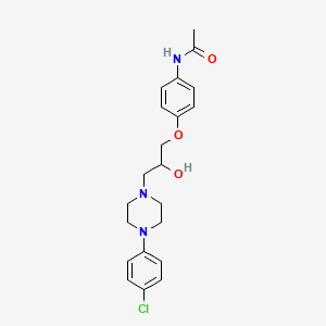 N-(4-{3-[4-(4-chlorophenyl)piperazin-1-yl]-2-hydroxypropoxy}phenyl)acetamide