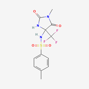 4-methyl-N-[1-methyl-2,5-dioxo-4-(trifluoromethyl)-4-imidazolidinyl]benzenesulfonamide