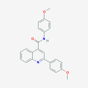 molecular formula C24H20N2O3 B414859 N,2-bis(4-methoxyphenyl)quinoline-4-carboxamide CAS No. 298231-00-2